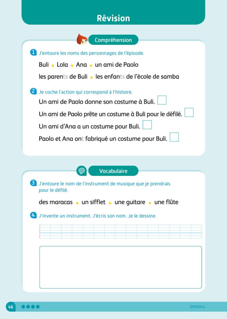 Aperçu : Cahier de l'élève 2 – CP – Programmes 2016