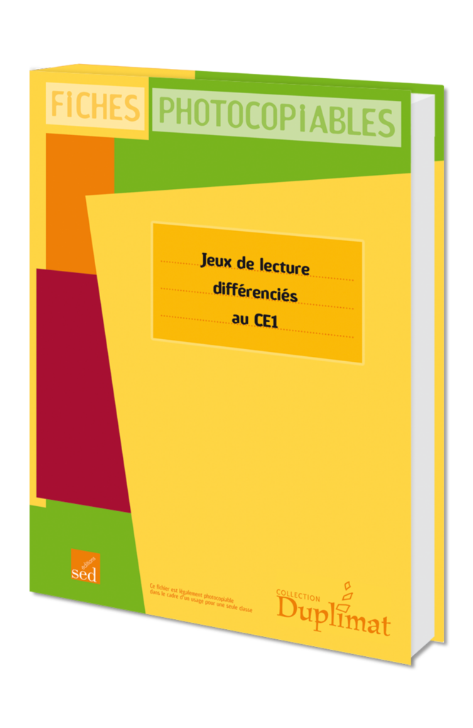 DUPLIMAT - Jeux de lecture différenciés - CE1