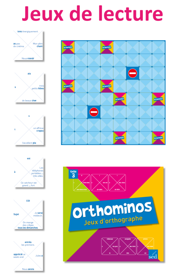 Image Jeux de lecture - Orthominos - 52700