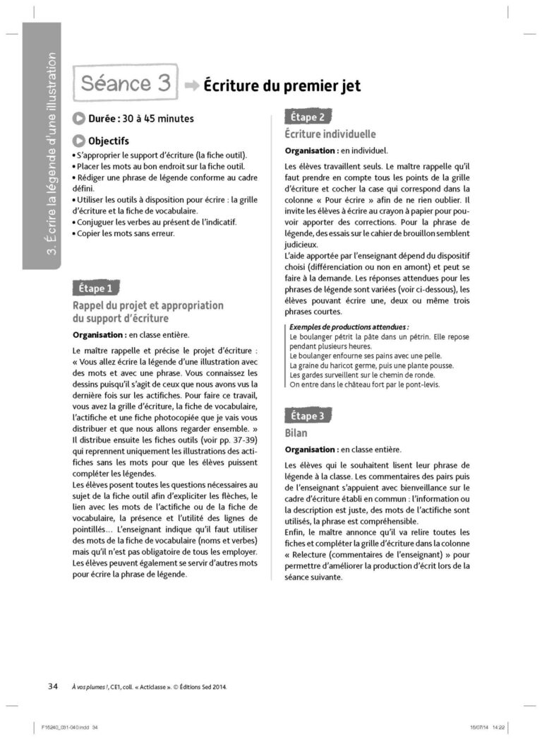 Aperçu : A VOS PLUMES ! – CE1