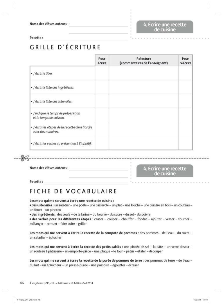 Aperçu : A VOS PLUMES ! – CE1