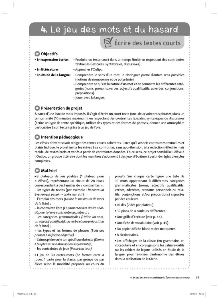Aperçu : A VOS PLUMES ! – CM1