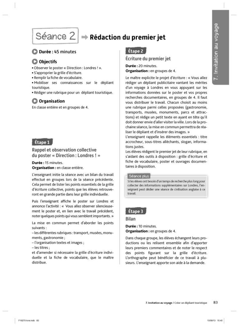 Aperçu : A VOS PLUMES ! – CM2