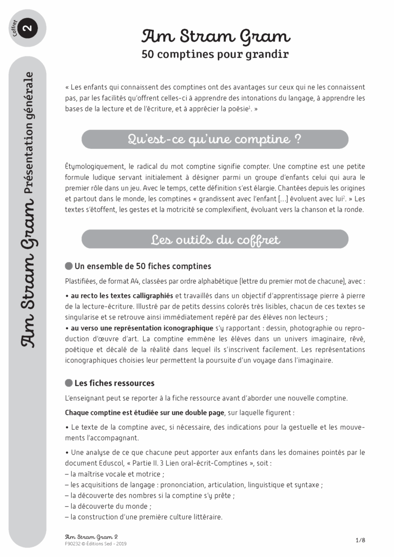 Aperçu : Niveau 2 – le coffret complet – Cycle 1