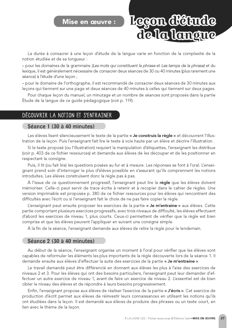 Aperçu : Classeur – CE2
