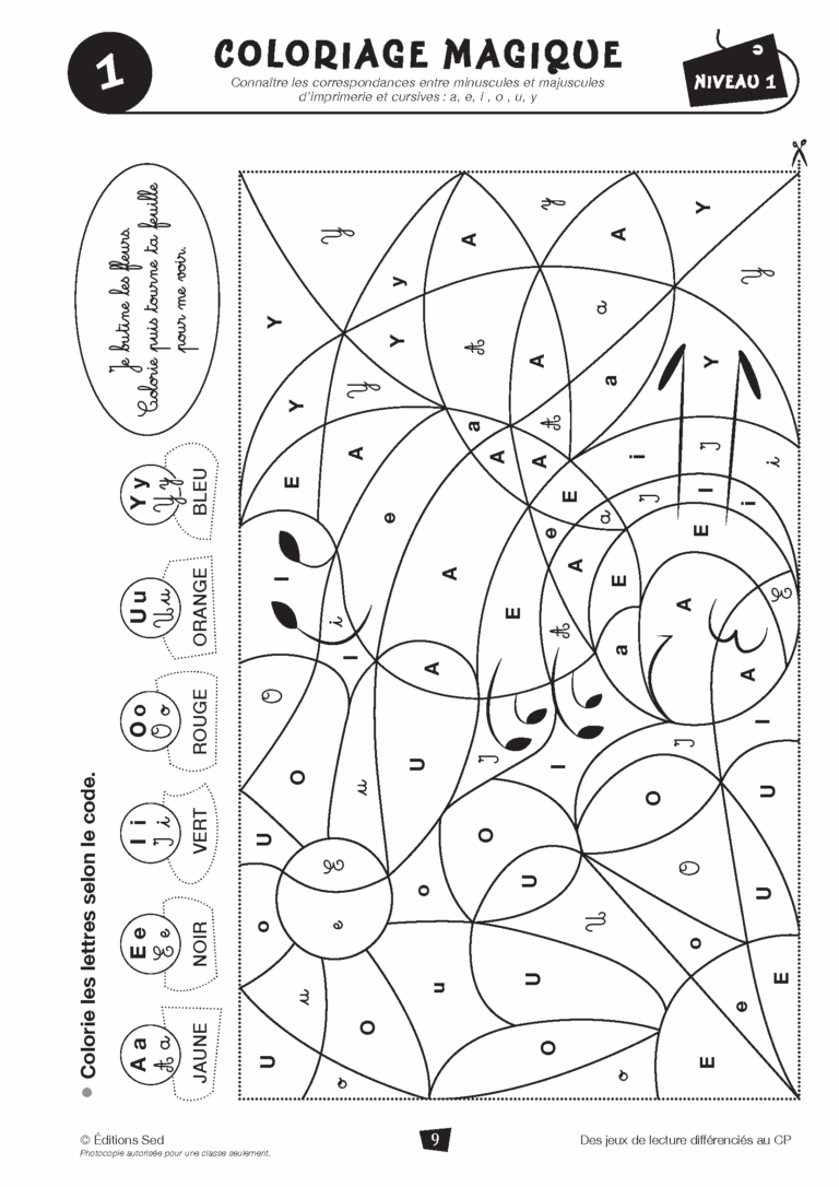 Aperçu : Jeux de lecture différenciés – CP