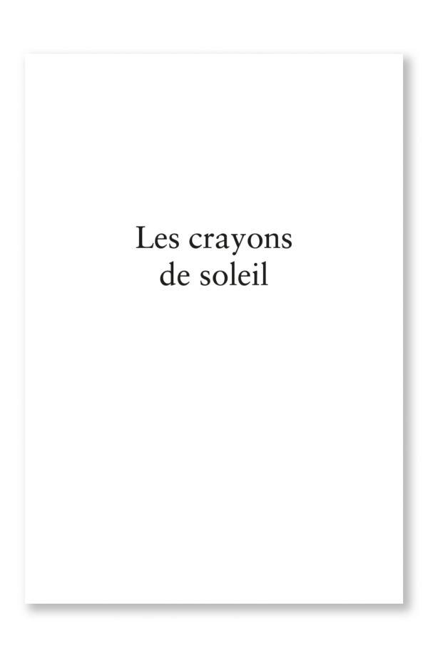 14055 - Les crayons du soleil - Page 1