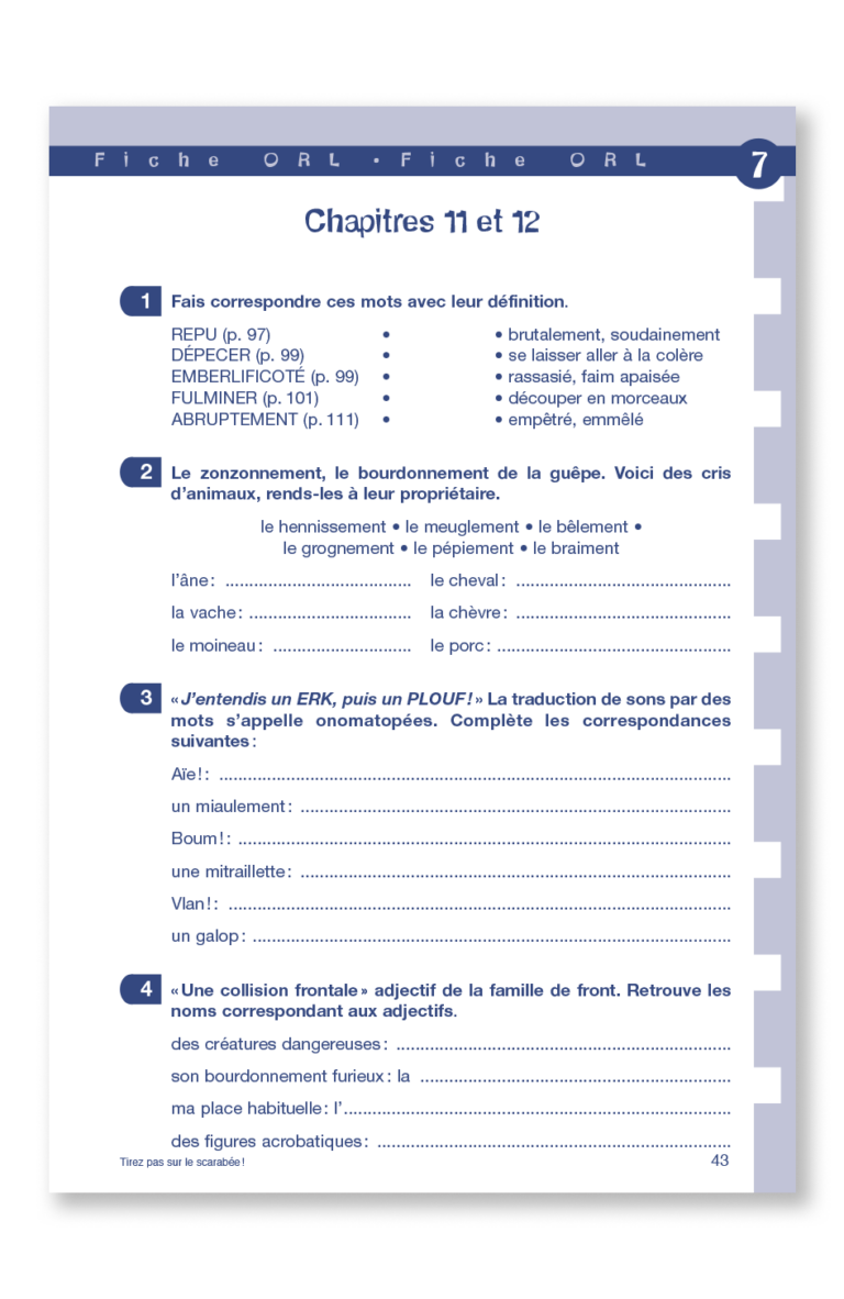 Aperçu : PL – Tirez pas sur le scarabée – 12 romans + fichier