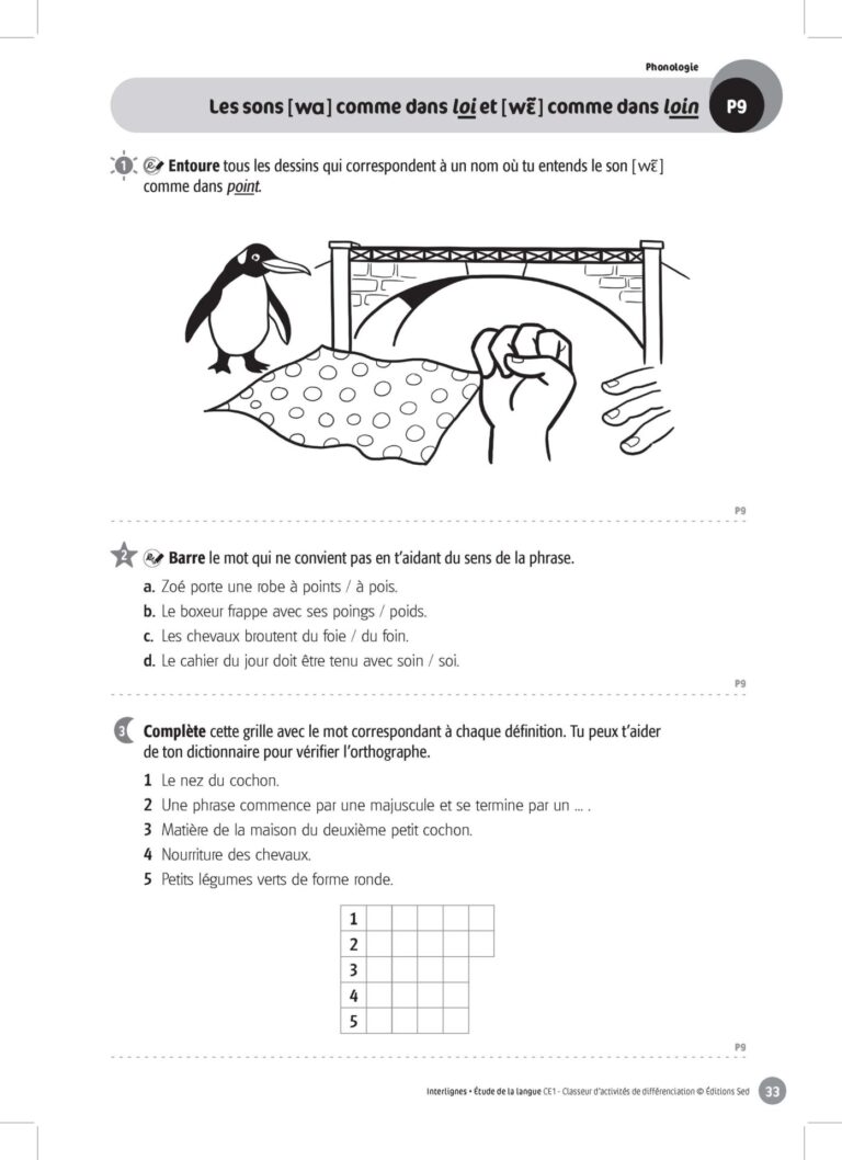 Aperçu : INTERLIGNES EDL – Classeur de différenciation – CE1 – Anciens progr.
