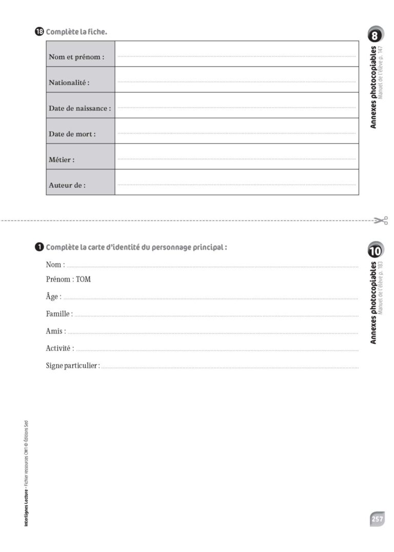 Aperçu : INTERLIGNES LECTURE – Fichier ressources + numérique – CM1