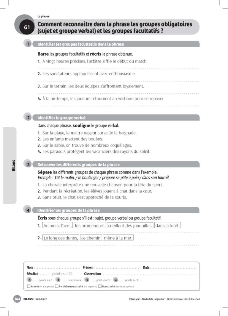 Aperçu : INTERLIGNES EDL – Fichier ressources + numérique – CM1 – Anciens prog.