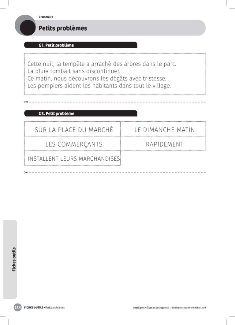 Aperçu : INTERLIGNES EDL – Fichier ressources + numérique – CM1 – Anciens prog.