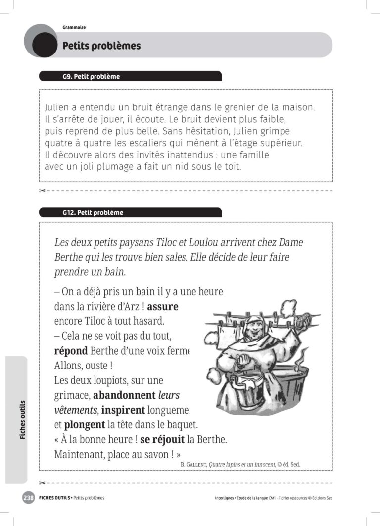 Aperçu : INTERLIGNES EDL – Fichier ressources + numérique – CM1 – Anciens prog.