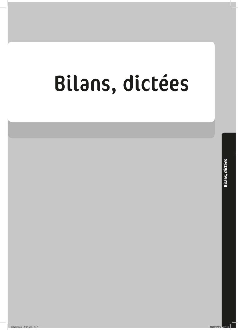 Aperçu : INTERLIGNES EDL – Fichier ressources + numérique – CM2 – Anciens prog.