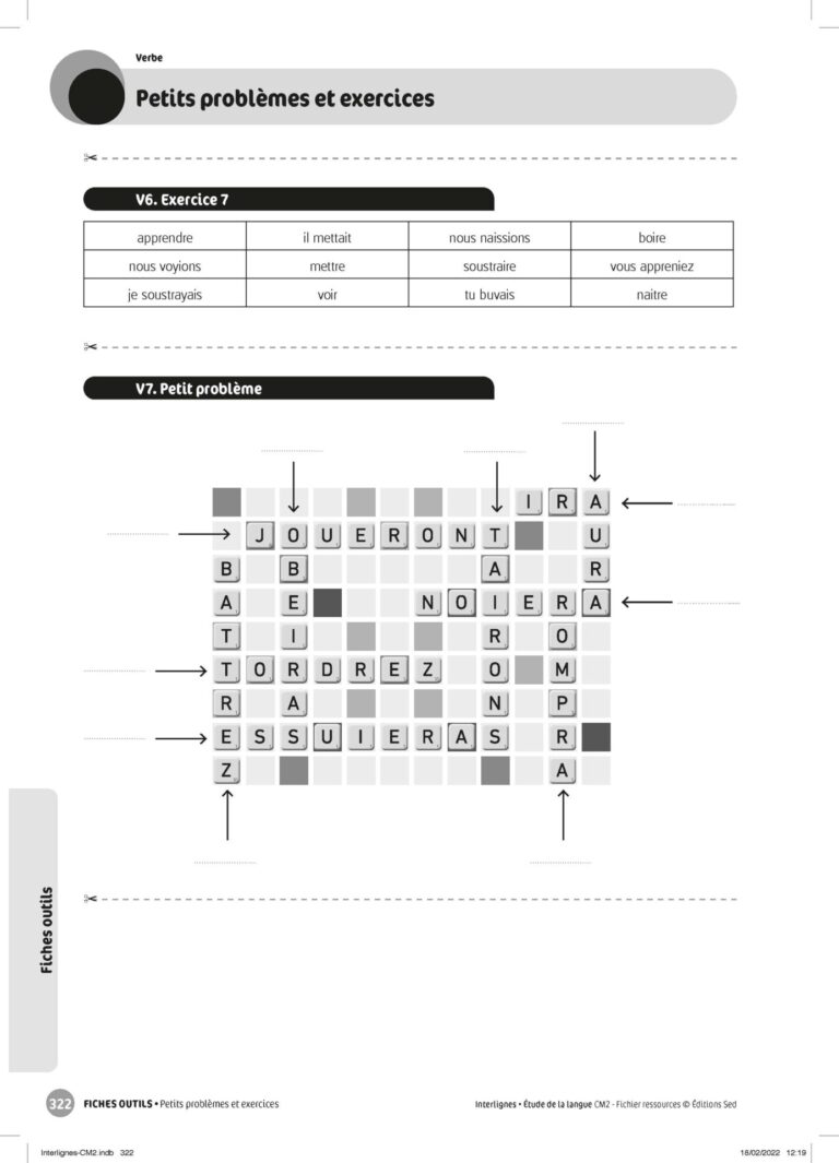 Aperçu : INTERLIGNES EDL – Fichier ressources + numérique – CM2 – Anciens prog.