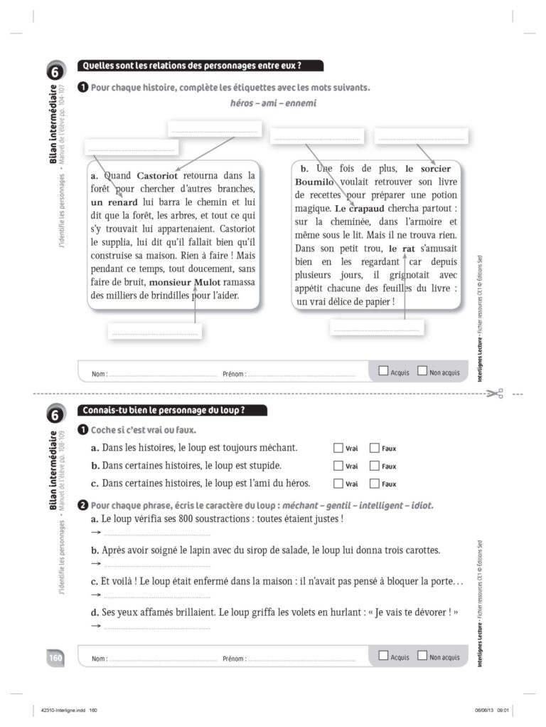 Aperçu : INTERLIGNES LECTURE – Fichier ressources + numérique – CE1