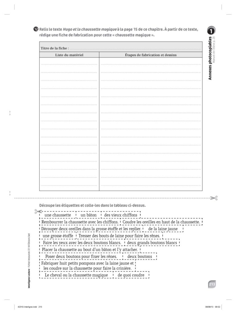 Aperçu : INTERLIGNES LECTURE – Fichier ressources + numérique – CE1