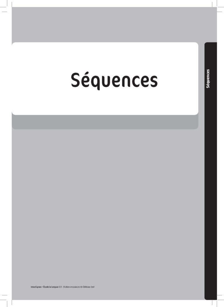 Aperçu : INTERLIGNES EDL – Fichier ressources + numérique – CE1 – Anciens prog.