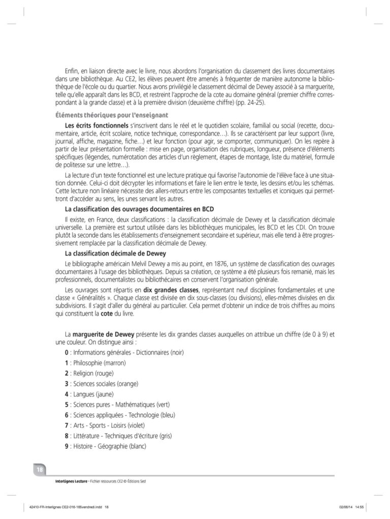 Aperçu : INTERLIGNES LECTURE – Fichier ressources + numérique – CE2