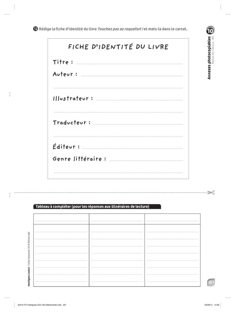 Aperçu : INTERLIGNES LECTURE – Fichier ressources + numérique – CE2