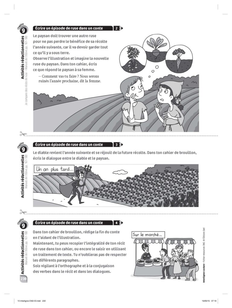 Aperçu : INTERLIGNES LECTURE – Fichier ressources + numérique – CM2