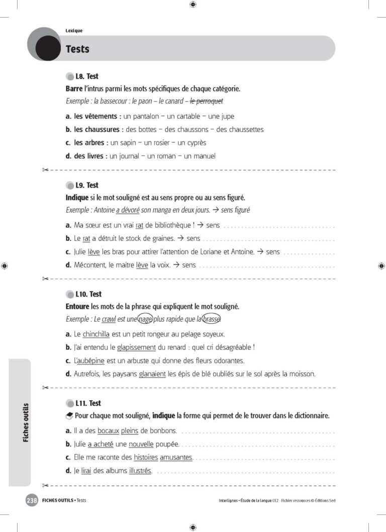 Aperçu : INTERLIGNES EDL – Fichier ressources + numérique – CE2 – Anciens prog.