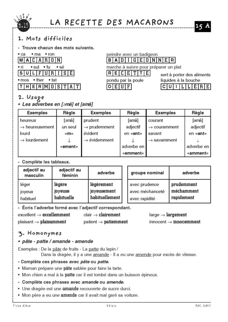 Aperçu : Dictées préparées – CM2