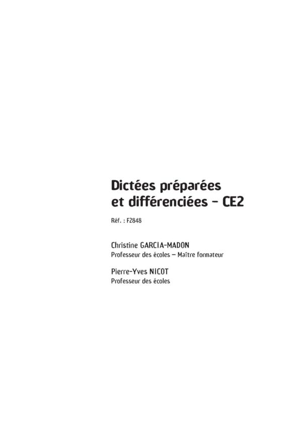 Duplimat - Dictée préparées et différenciées - CE2_Page_01