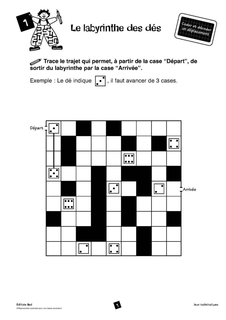 Aperçu : Jeux mathématiques – CP