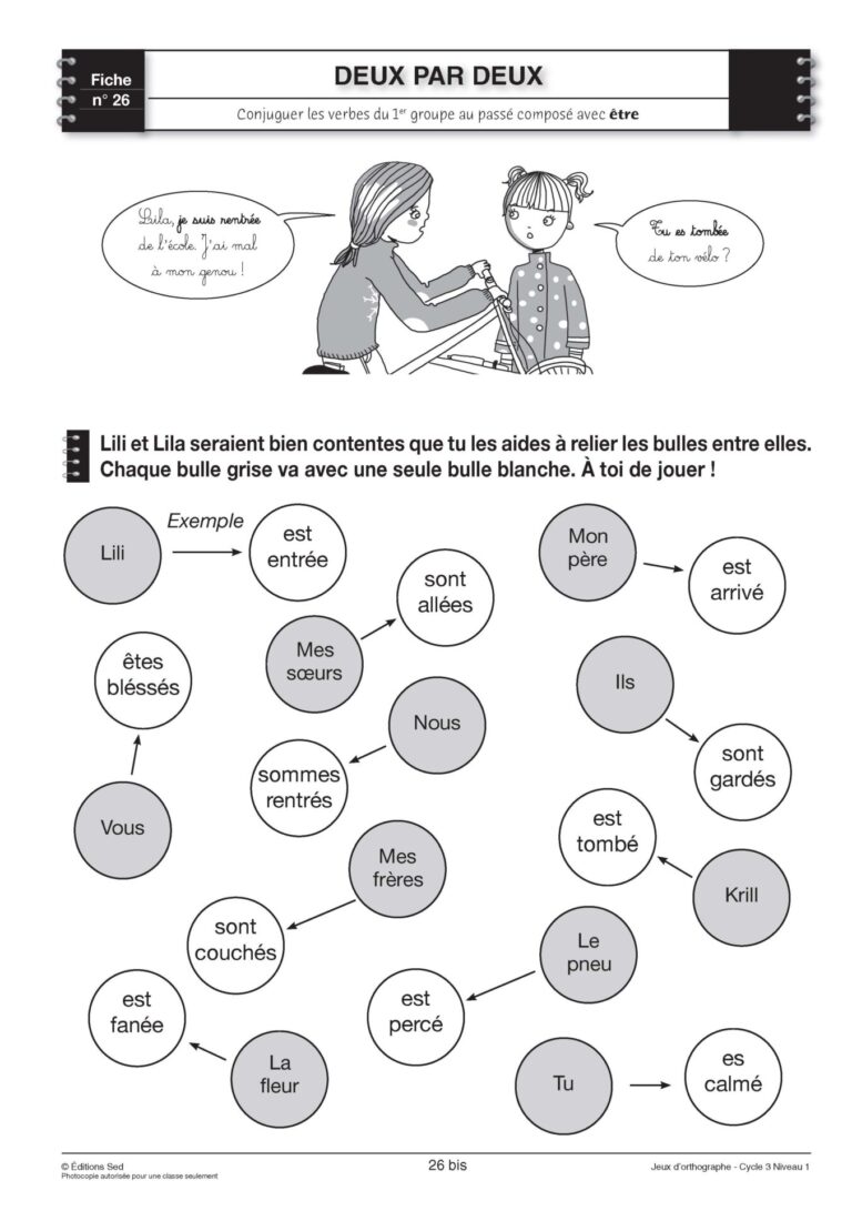 Aperçu : Jeux d'orthographe – CE2
