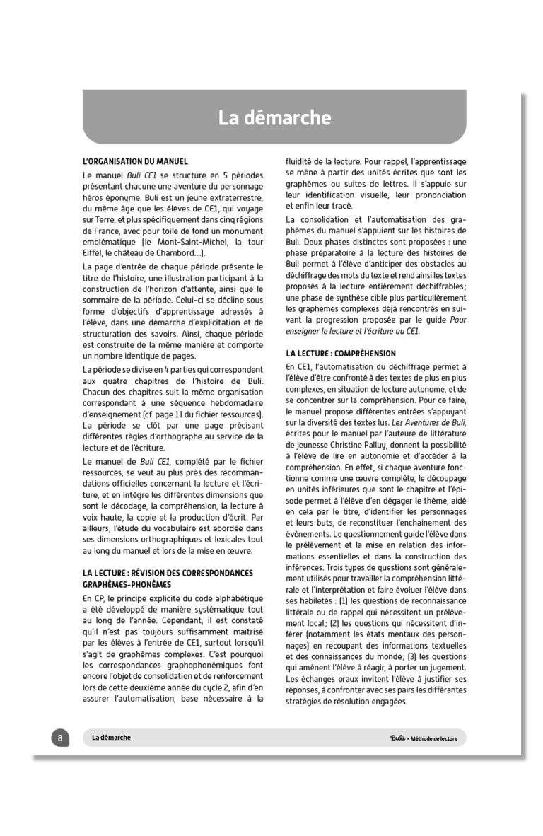 Aperçu : Fichier ressources – CE1 – Programmes 2025
