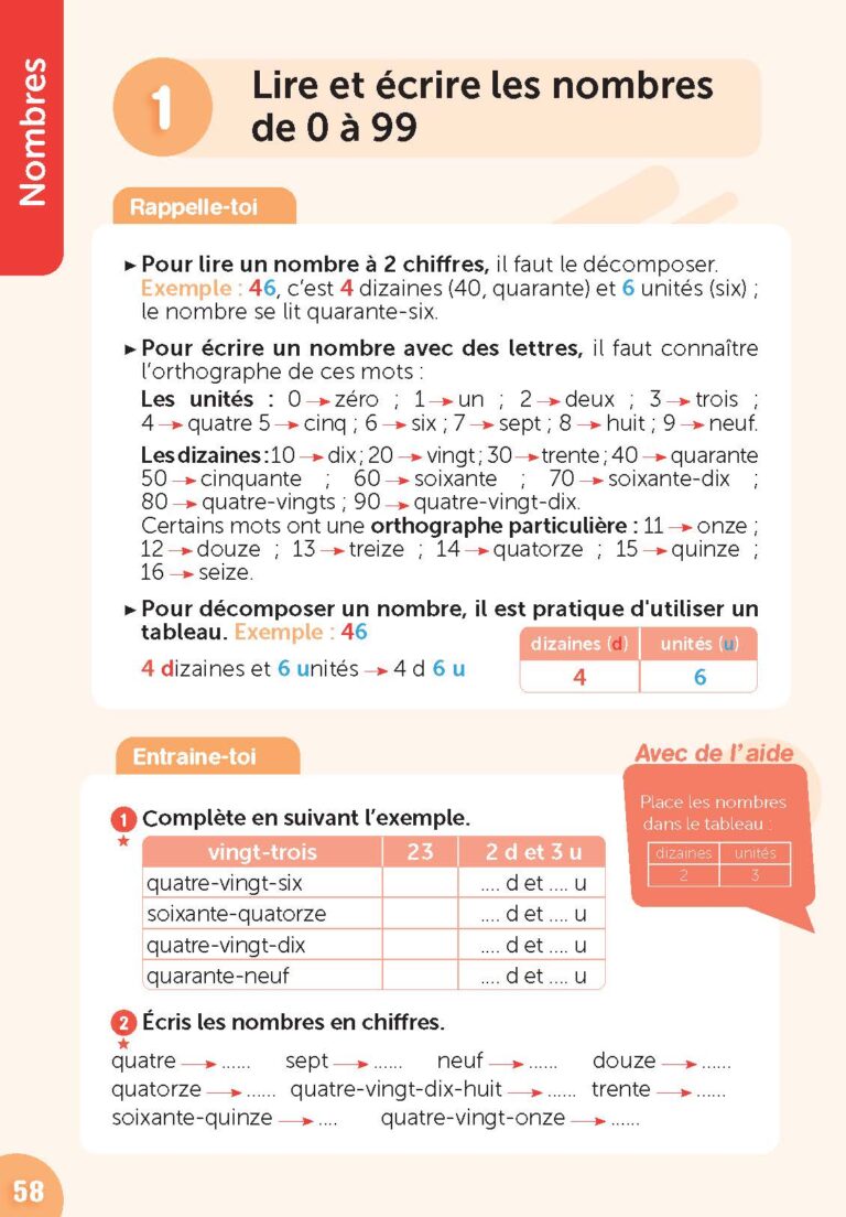 Aperçu : Cahier de révisions – CE1