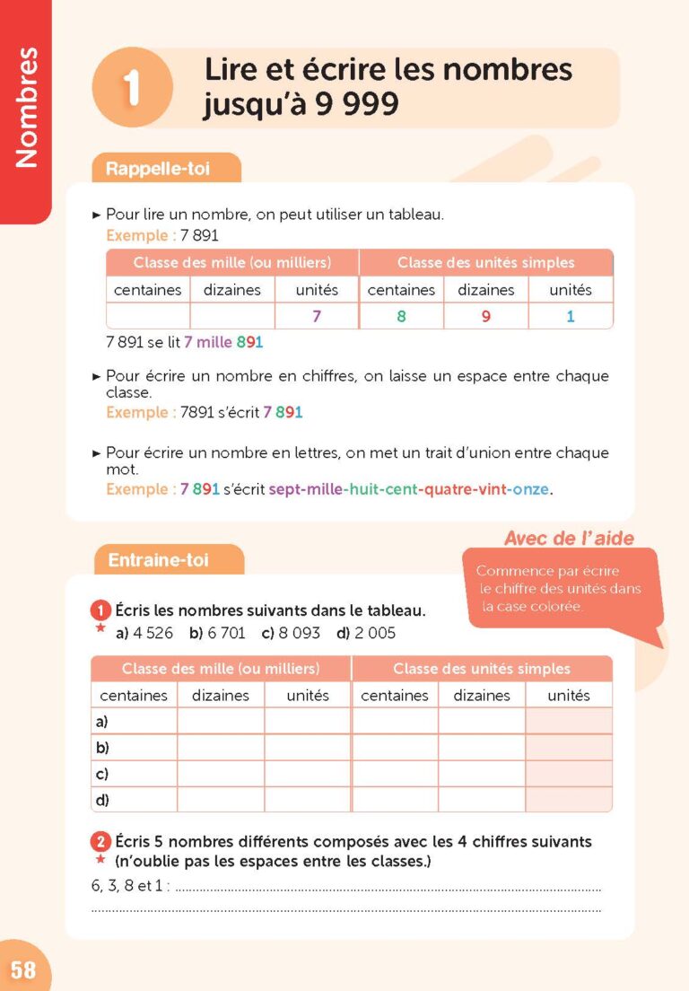 Aperçu : Cahier de révisions – CE2