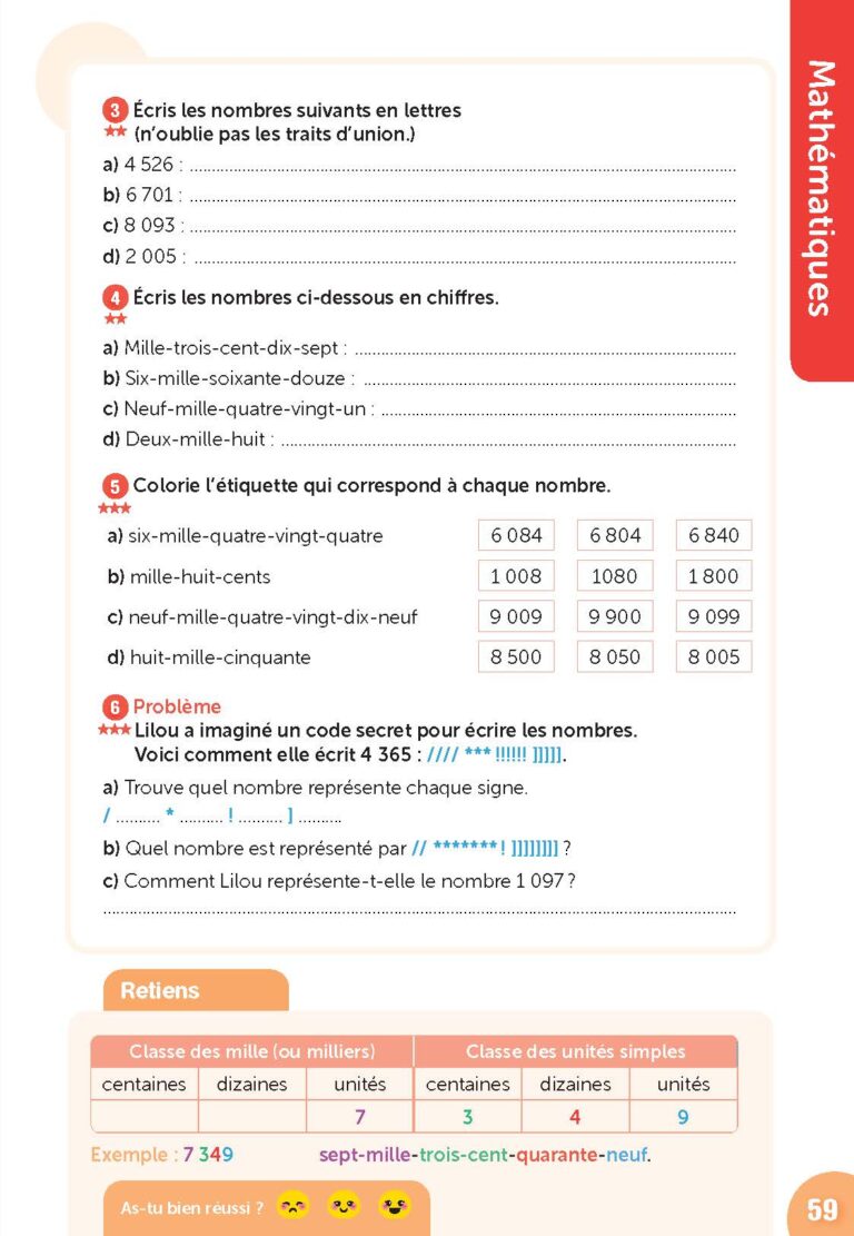 Aperçu : Cahier de révisions – CE2