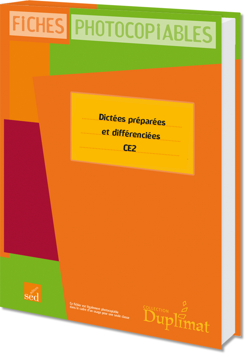 DUPLIMAT - Dictées préparées et différenciées - CE2