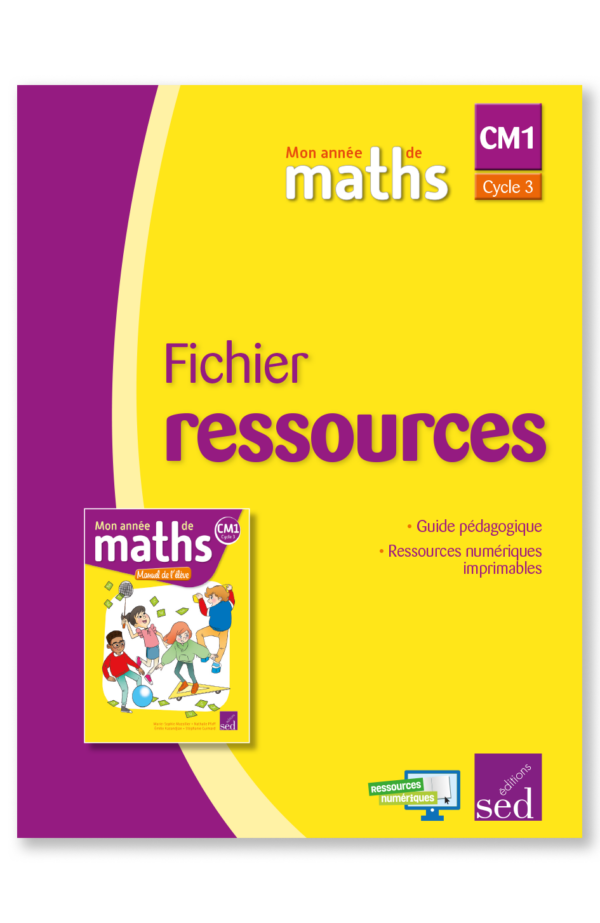Image Mon année de maths Fichier Ressources - CM1