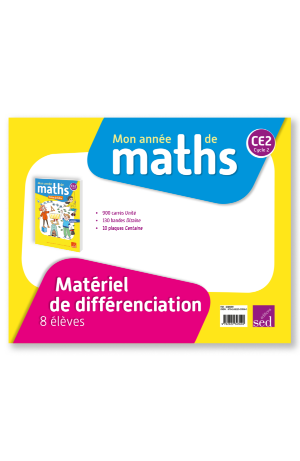 Image Mon année de maths matériel de l'élève CE2