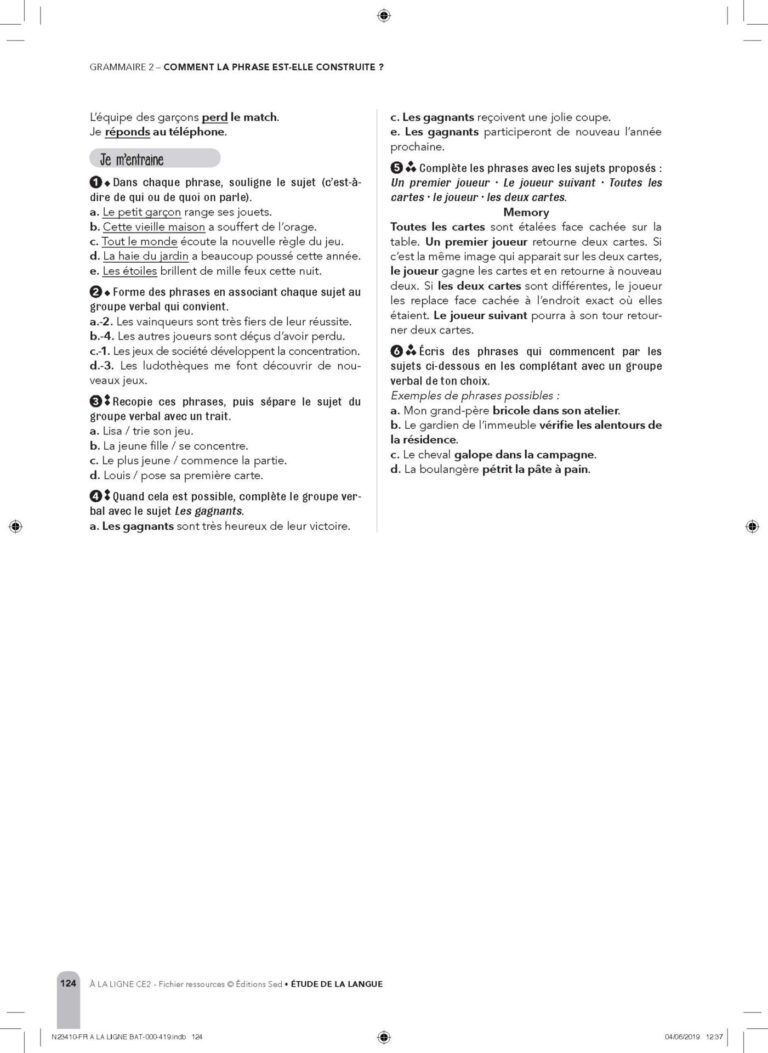 Aperçu : Fichier ressources + Ressources numériques – CE2