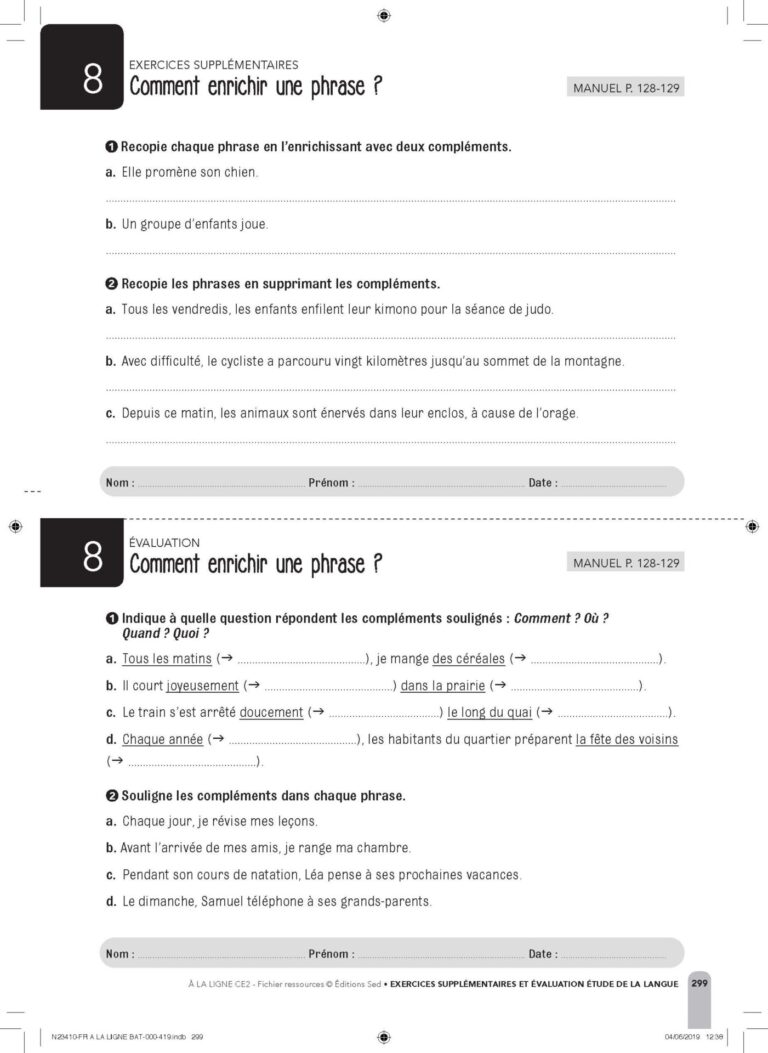 Aperçu : Fichier ressources + Ressources numériques – CE2