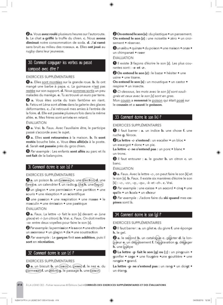 Aperçu : Fichier ressources + Ressources numériques – CE2
