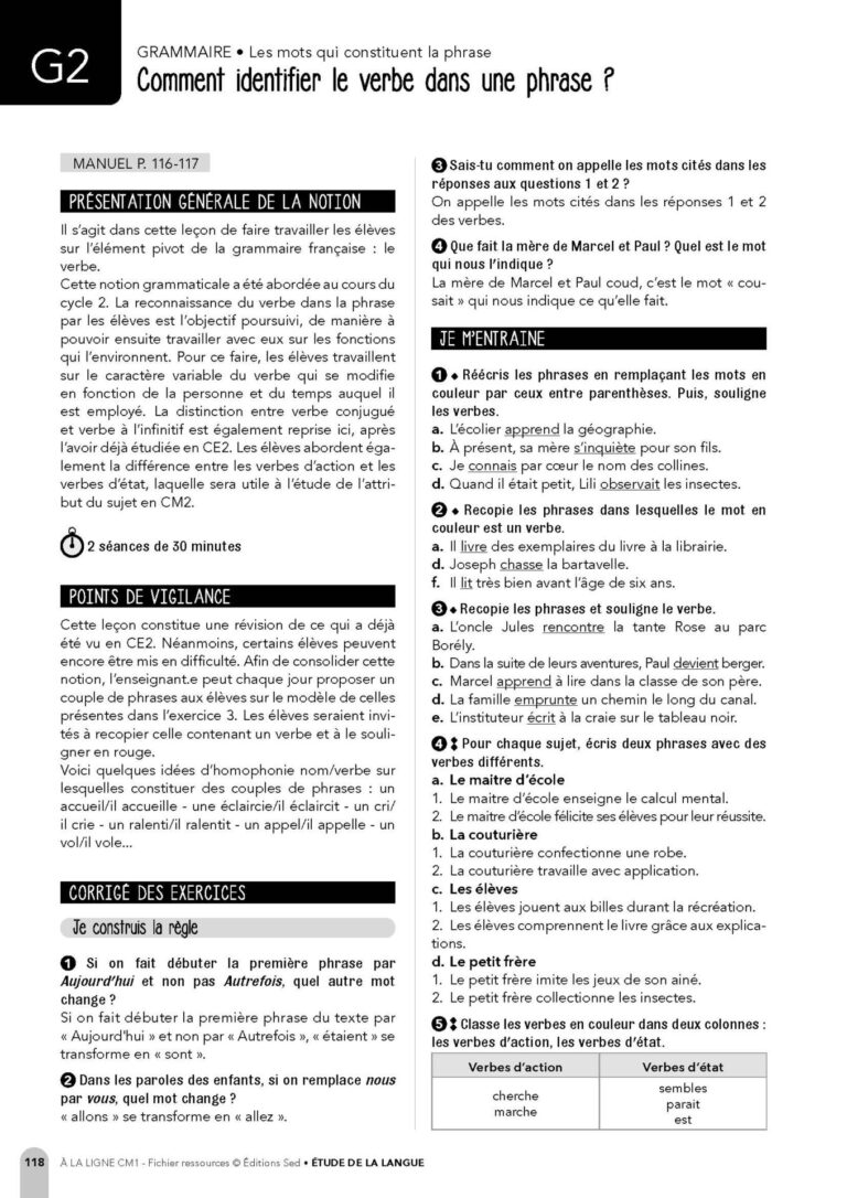 Aperçu : Fichier ressources + Ressources numériques – CM1