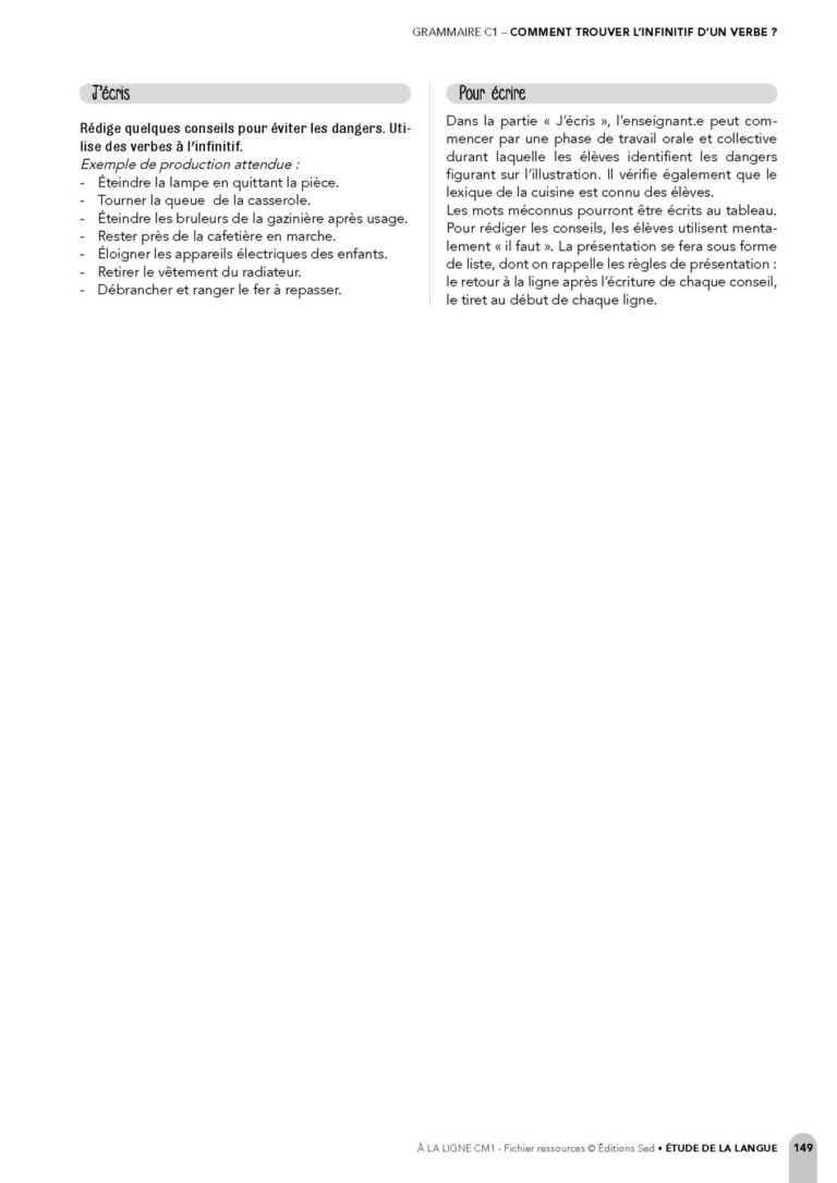 Aperçu : Fichier ressources + Ressources numériques – CM1