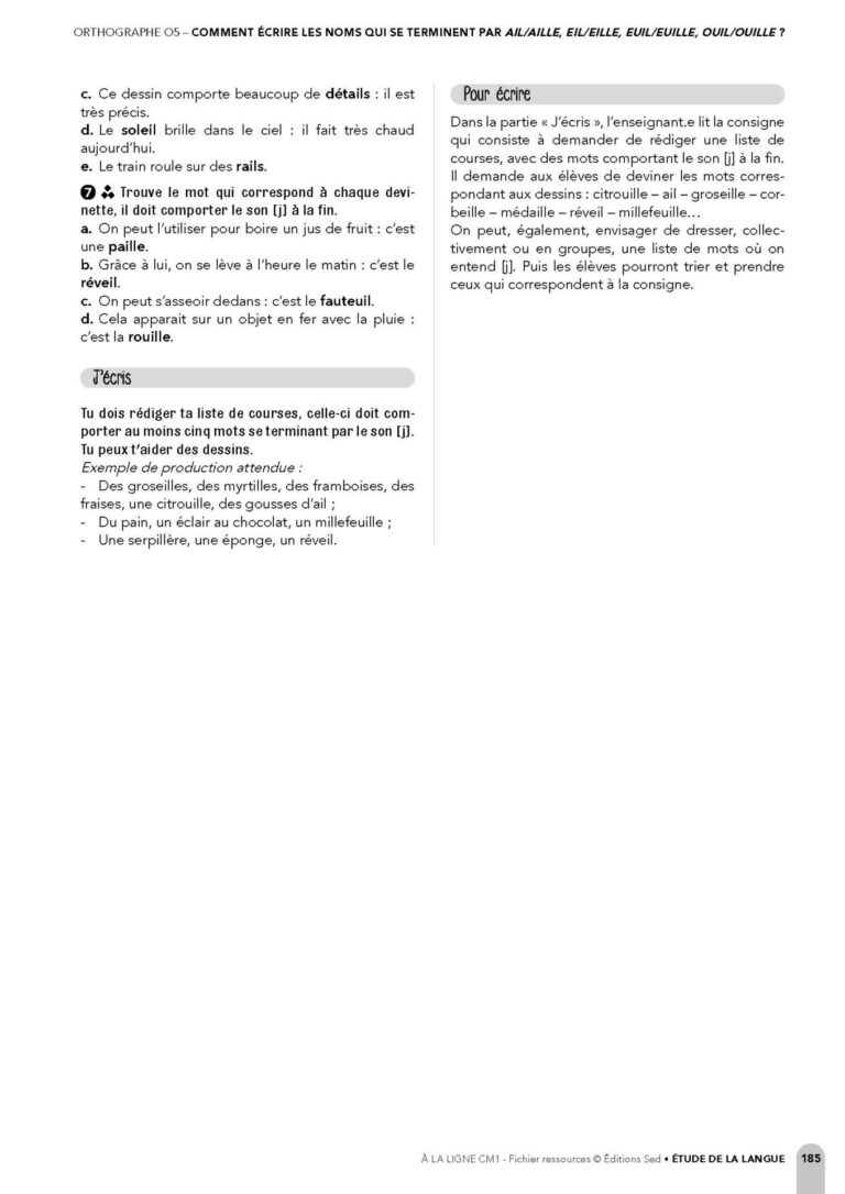 Aperçu : Fichier ressources + Ressources numériques – CM1