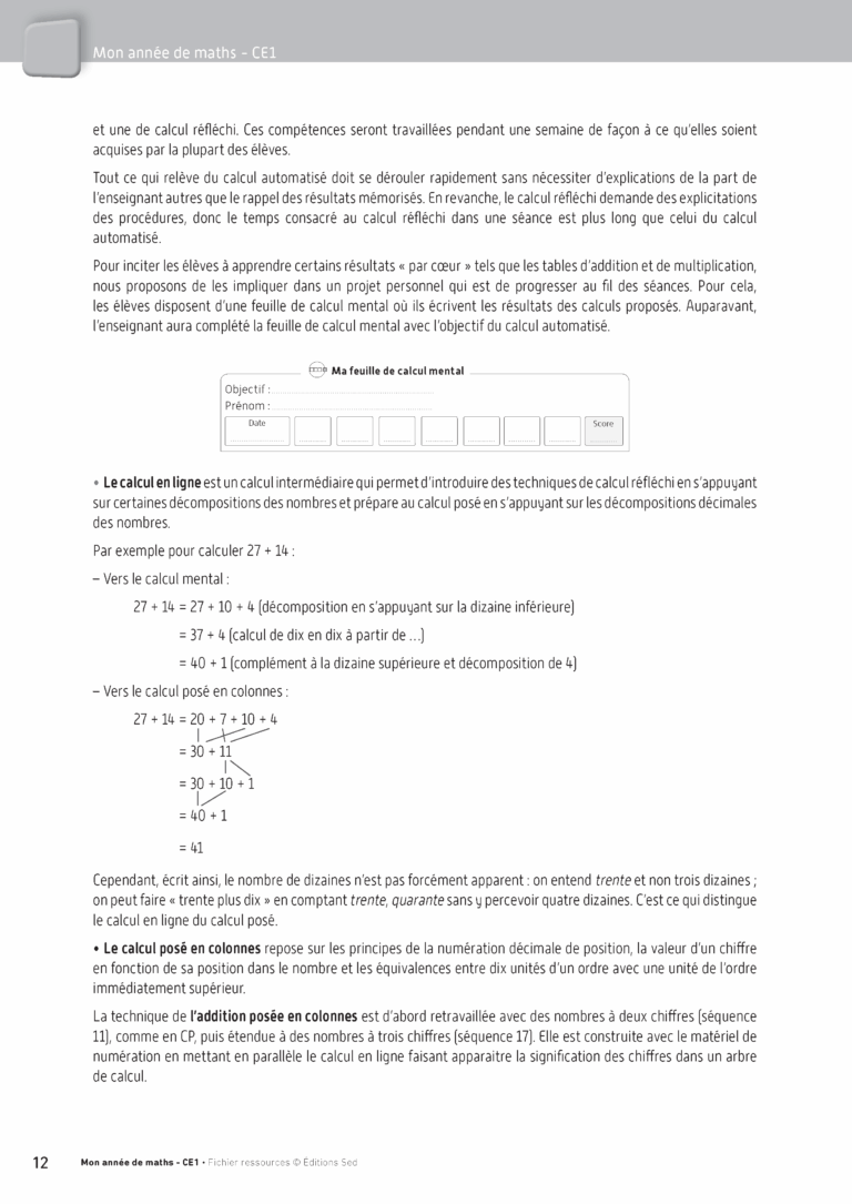 Aperçu : Fichier ressources + guide + numérique – CE1