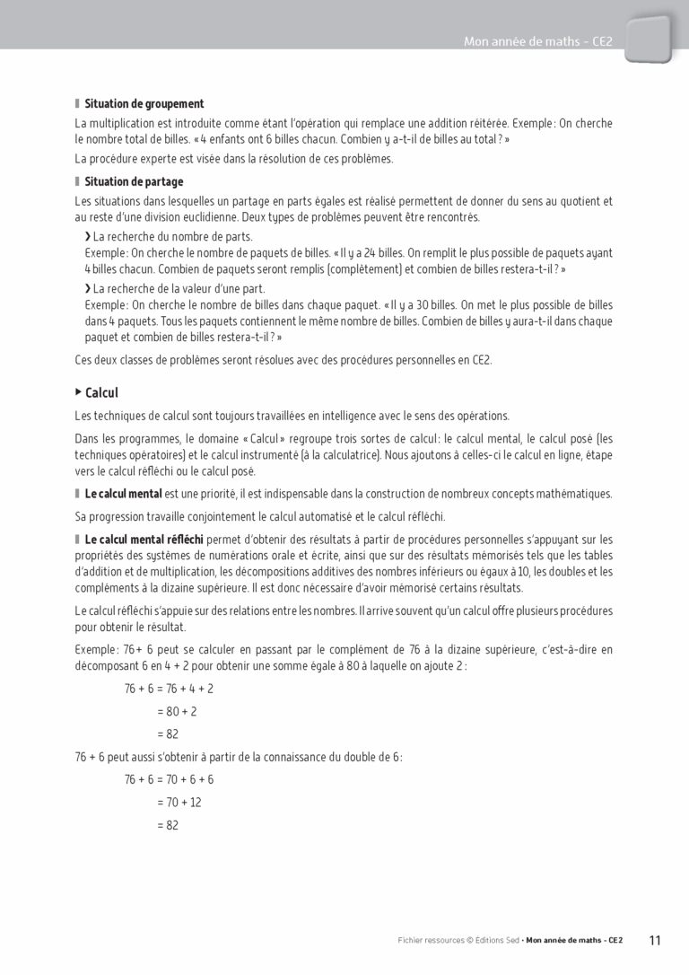 Aperçu : Fichier ressources + guide + numérique – CE2