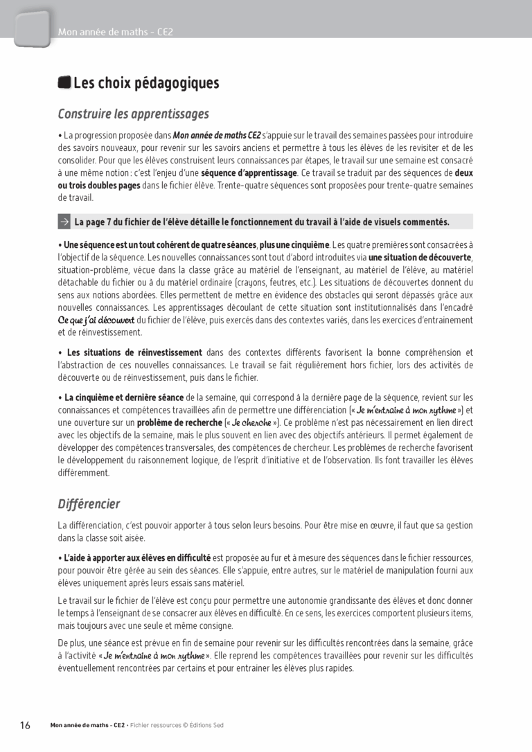 Aperçu : Fichier ressources + guide + numérique – CE2
