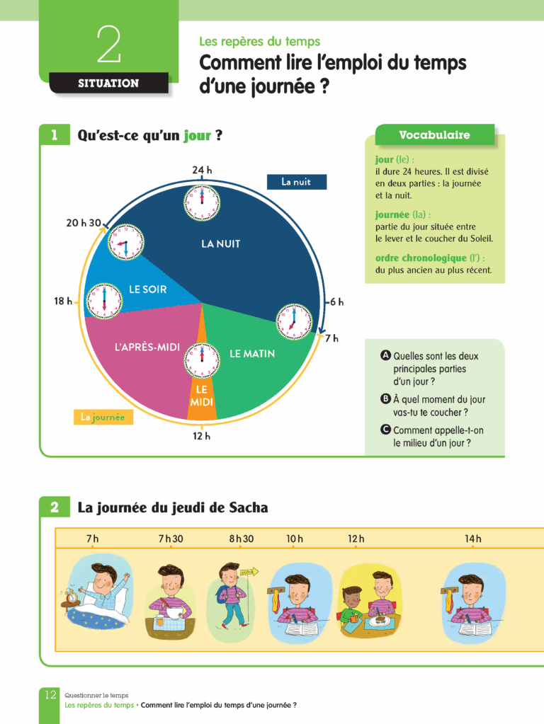 Aperçu : LNU – L'espace et le temps – Manuel de l'élève – Cycle 2