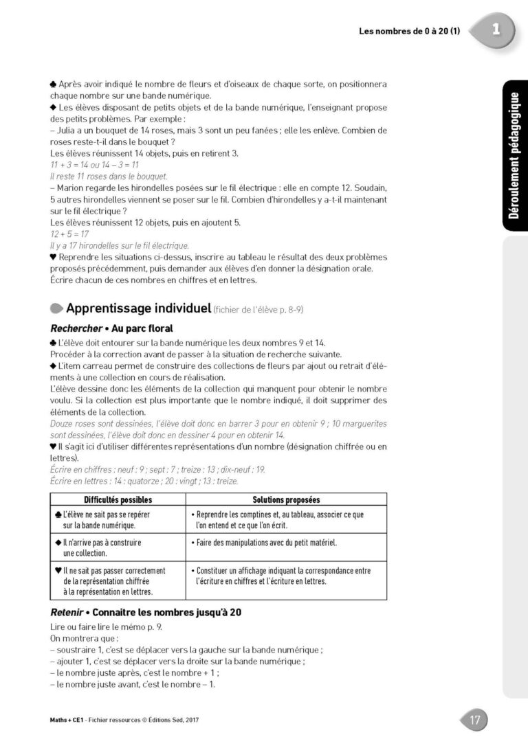 Aperçu : MATHS + – Fichier ressources + numérique – CE1 – Anciens programmes