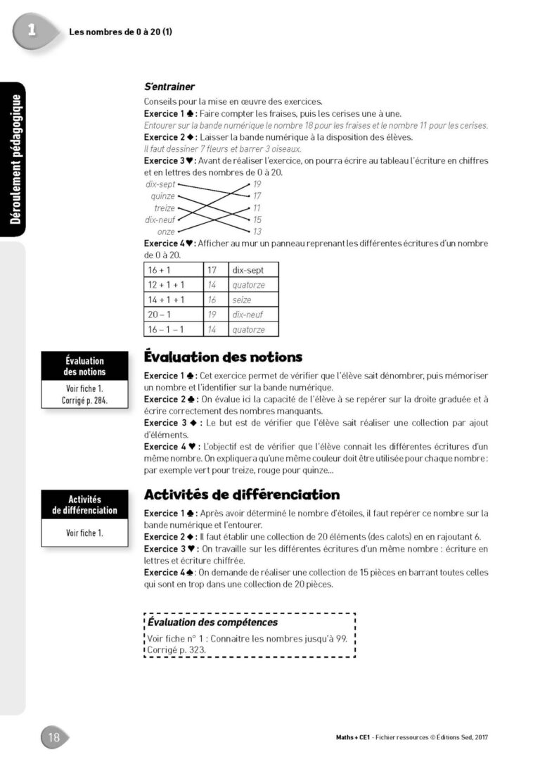 Aperçu : MATHS + – Fichier ressources + numérique – CE1 – Anciens programmes