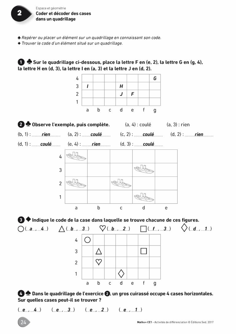Aperçu : MATHS + – Classeur de différenciation – CE1 – Anciens programmes